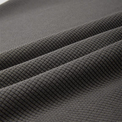 Classic Waffle Knit Quarter Zip Hoodie