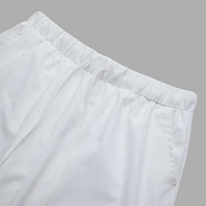 Men's Summer Linen Pants - Straight Leg Baggy Casual Style