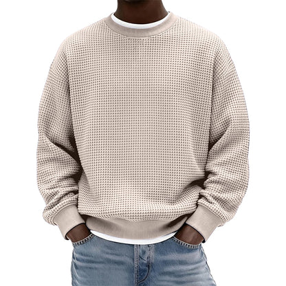 Men's Waffle Crewneck Sweatshirt