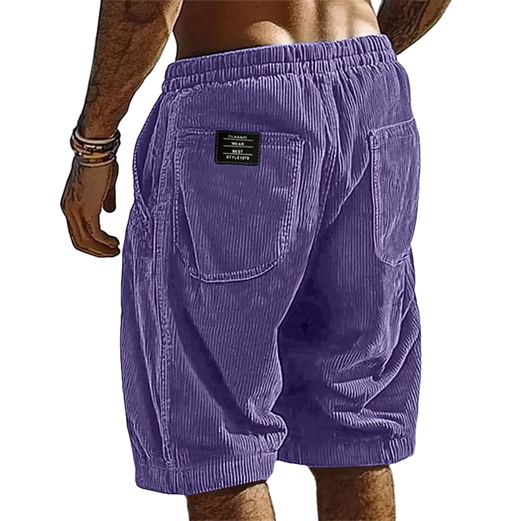 Men's Casual Corduroy Shorts