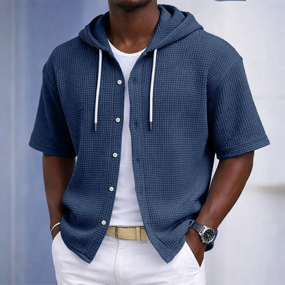 Men's Waffle-Knit Shirt