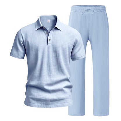Cotton Linen Set-Shirt and Pants