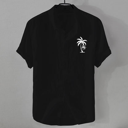 Men's Linen Shirt - Short Sleeve Summer Essential