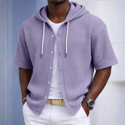 Men's Waffle-Knit Shirt