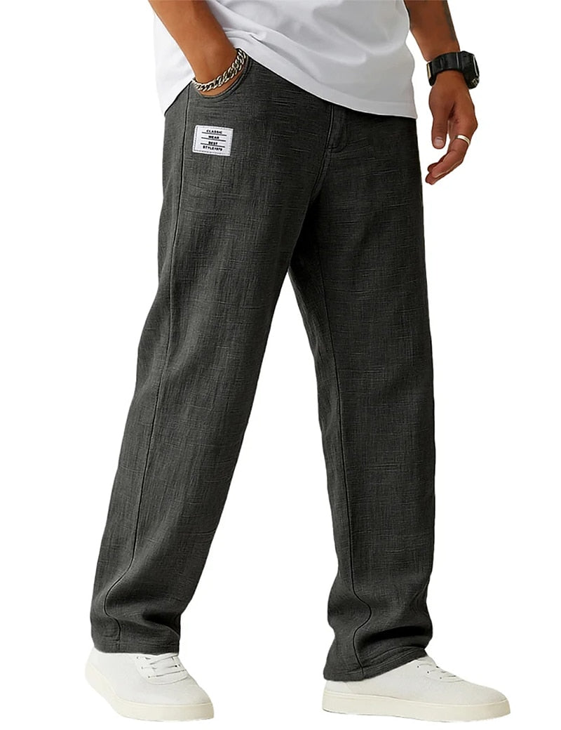 Lightweight Linen Pants - Breathable Everyday Wear for Men