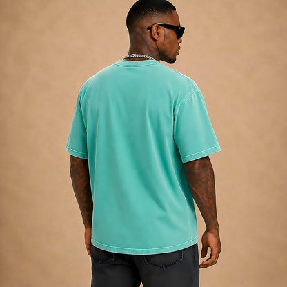 Palm Tree Washed Cotton Graphic Tee