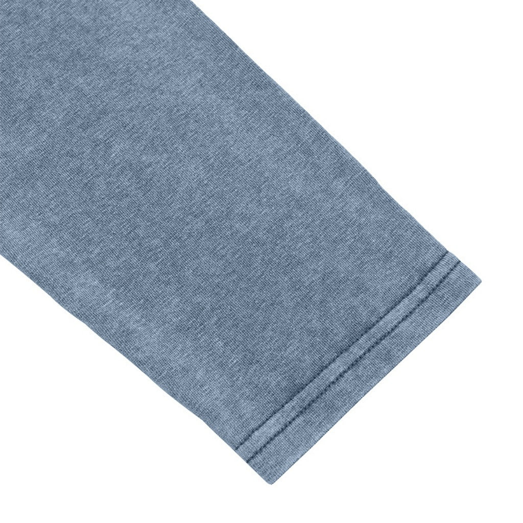 Relaxed Washed Cotton Henley Shirt