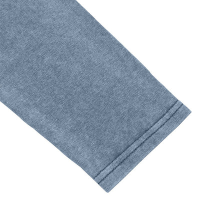 Relaxed Washed Cotton Henley Shirt