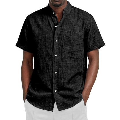 Classic Linen Button-Up Shirt