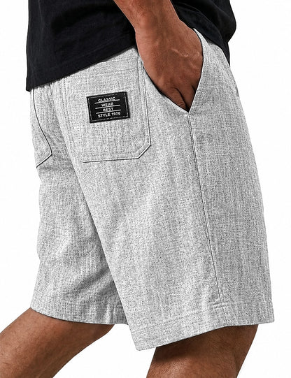Comfort Linen Shorts With Pockets