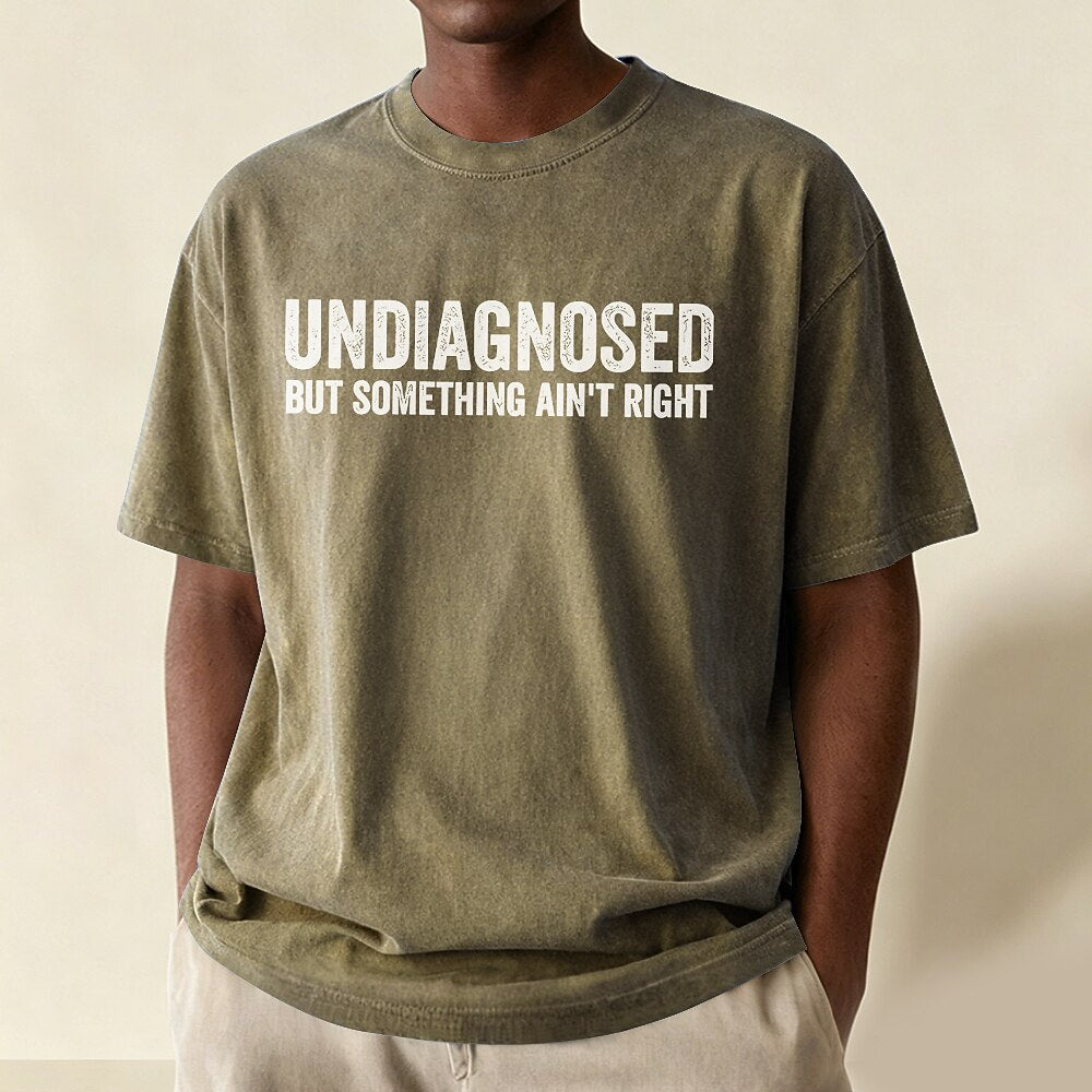 Funny Washed Cotton Graphic Tee