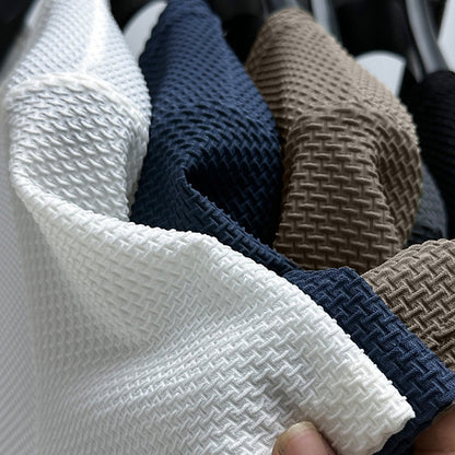Men's Waffle Tee Top-Fashion Casual Outdoor Shirt