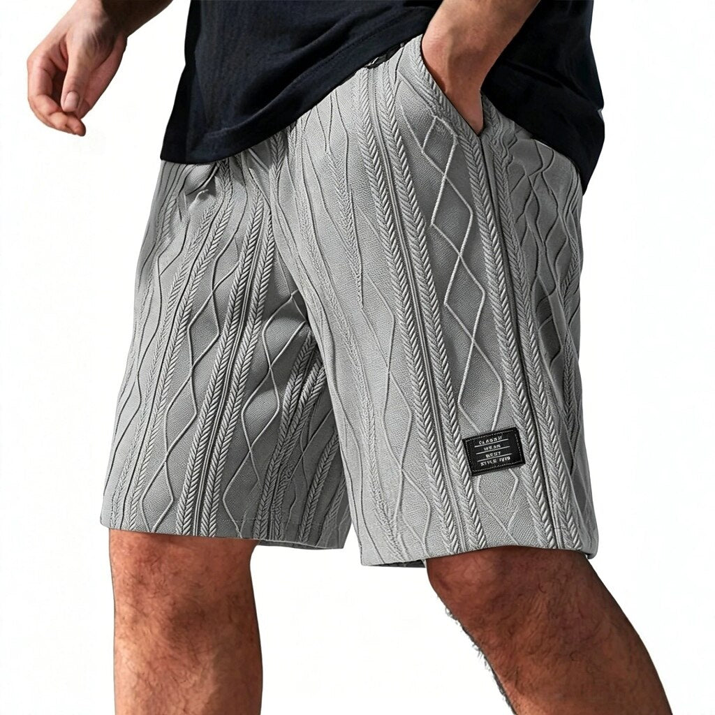 Men's Textured Jacquard Shorts