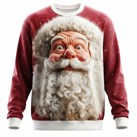 Christmas Santa Festive Vintage Bold Sweatshirt
