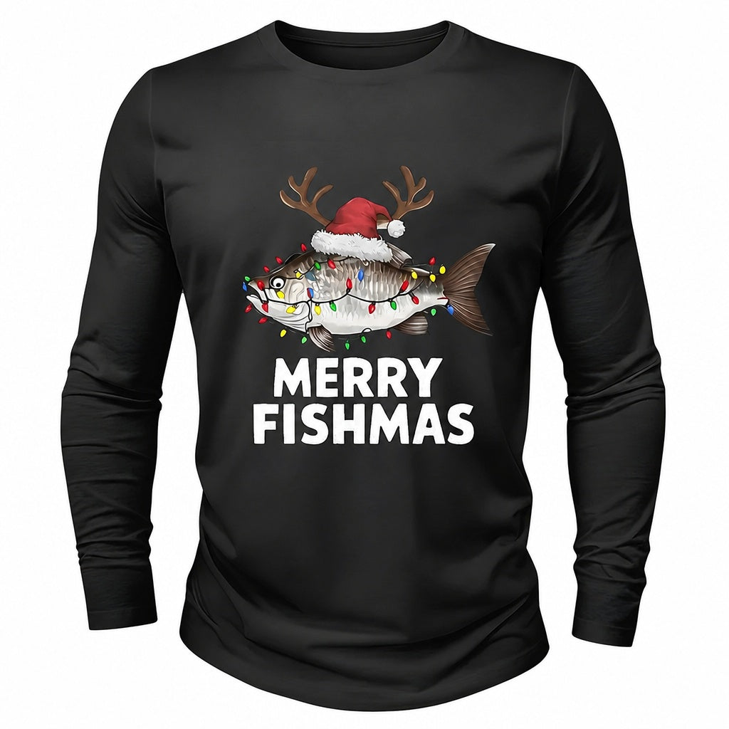 Men's Fish Christmas Graphic Tee