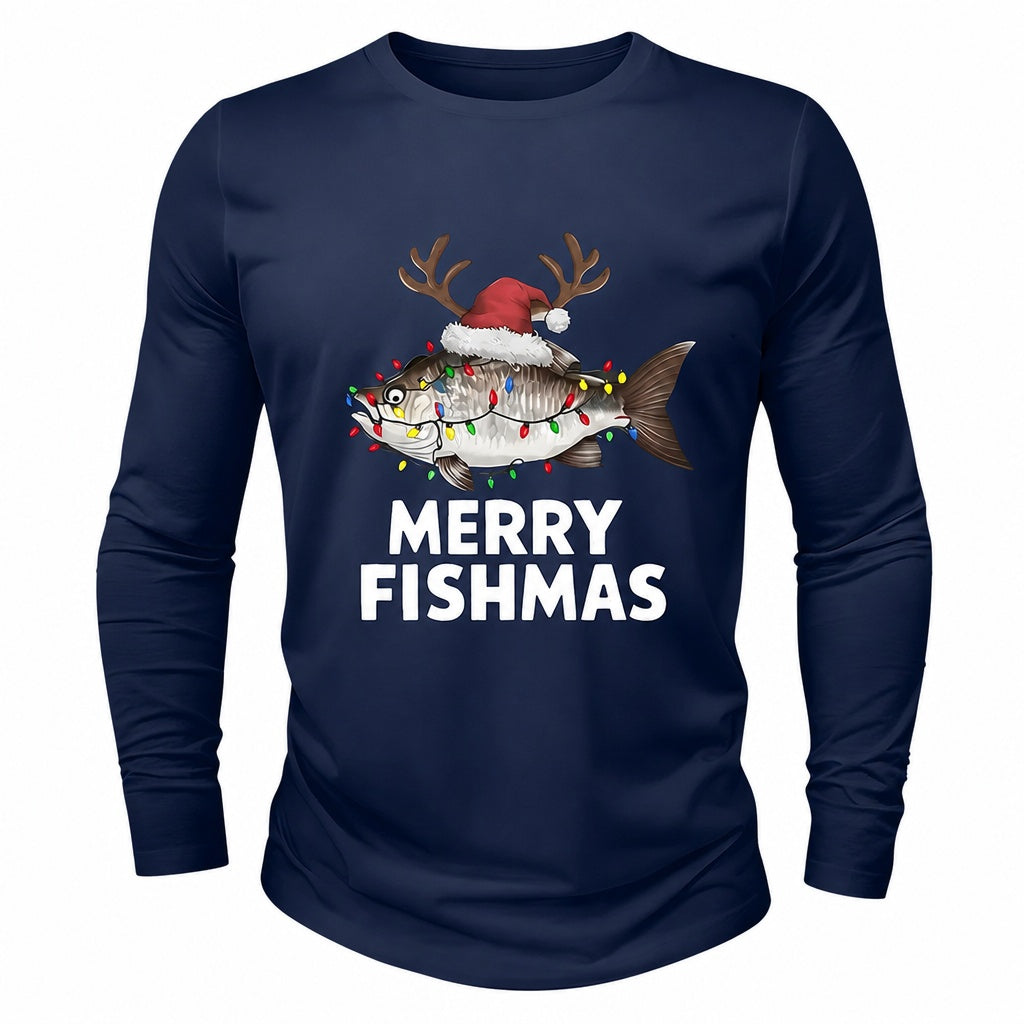 Men's Fish Christmas Graphic Tee