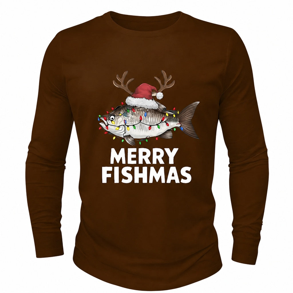 Men's Fish Christmas Graphic Tee