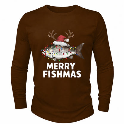 Men's Fish Christmas Graphic Tee