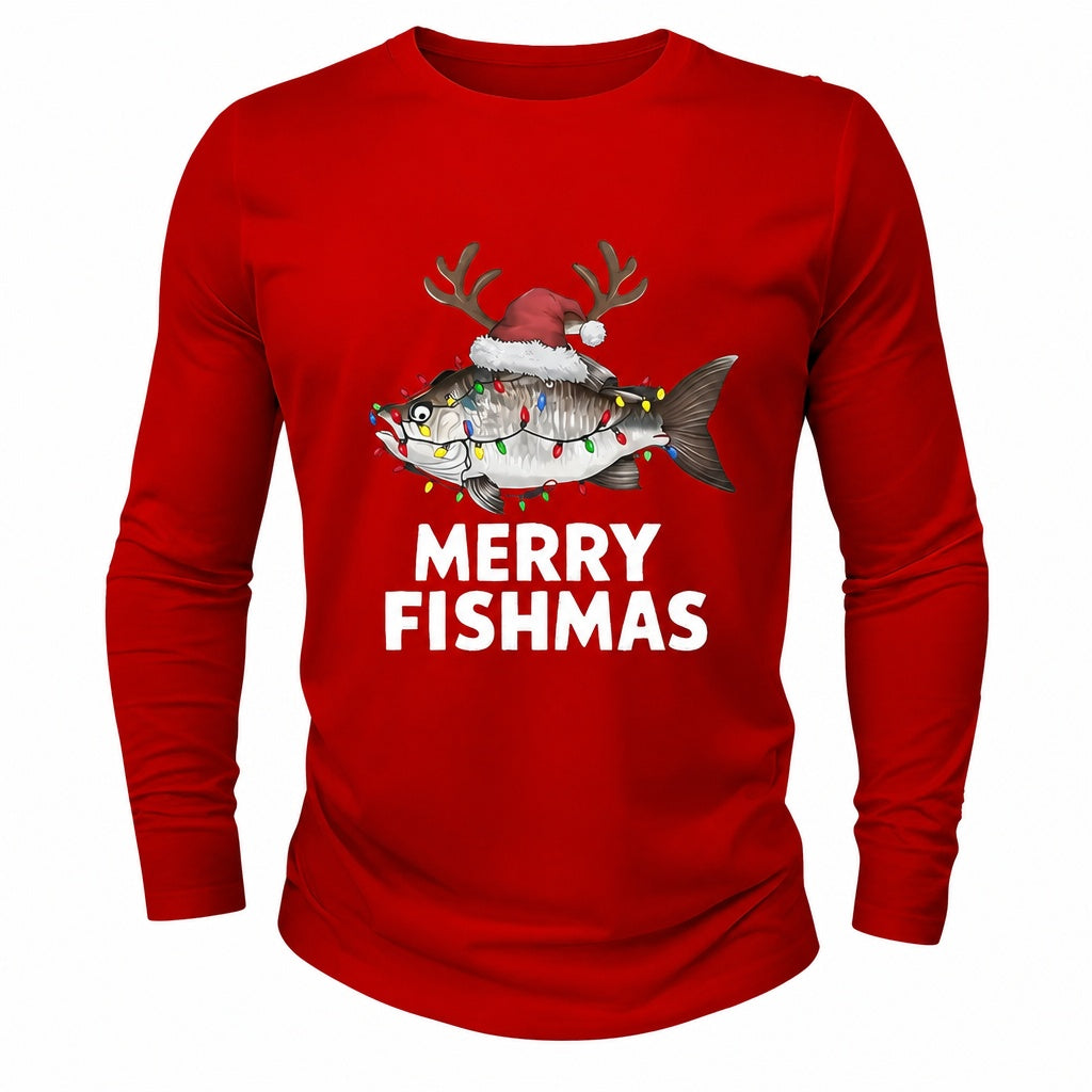 Men's Fish Christmas Graphic Tee