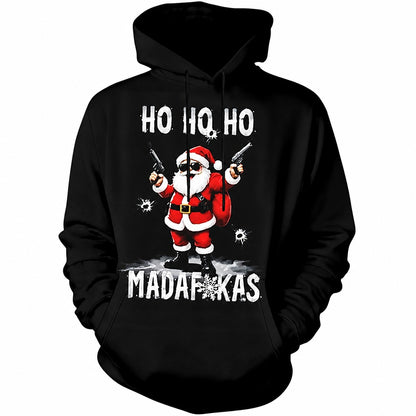 Christmas Santa Vintage Novelty Hoodie