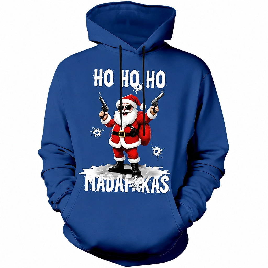 Christmas Santa Vintage Novelty Hoodie
