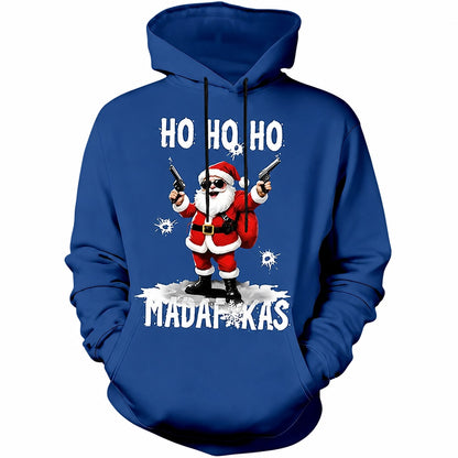 Christmas Santa Vintage Novelty Hoodie