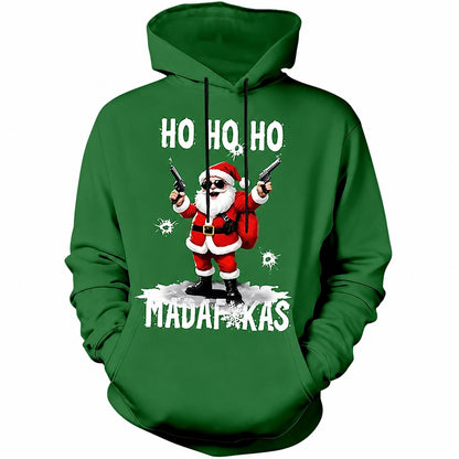 Christmas Santa Vintage Novelty Hoodie