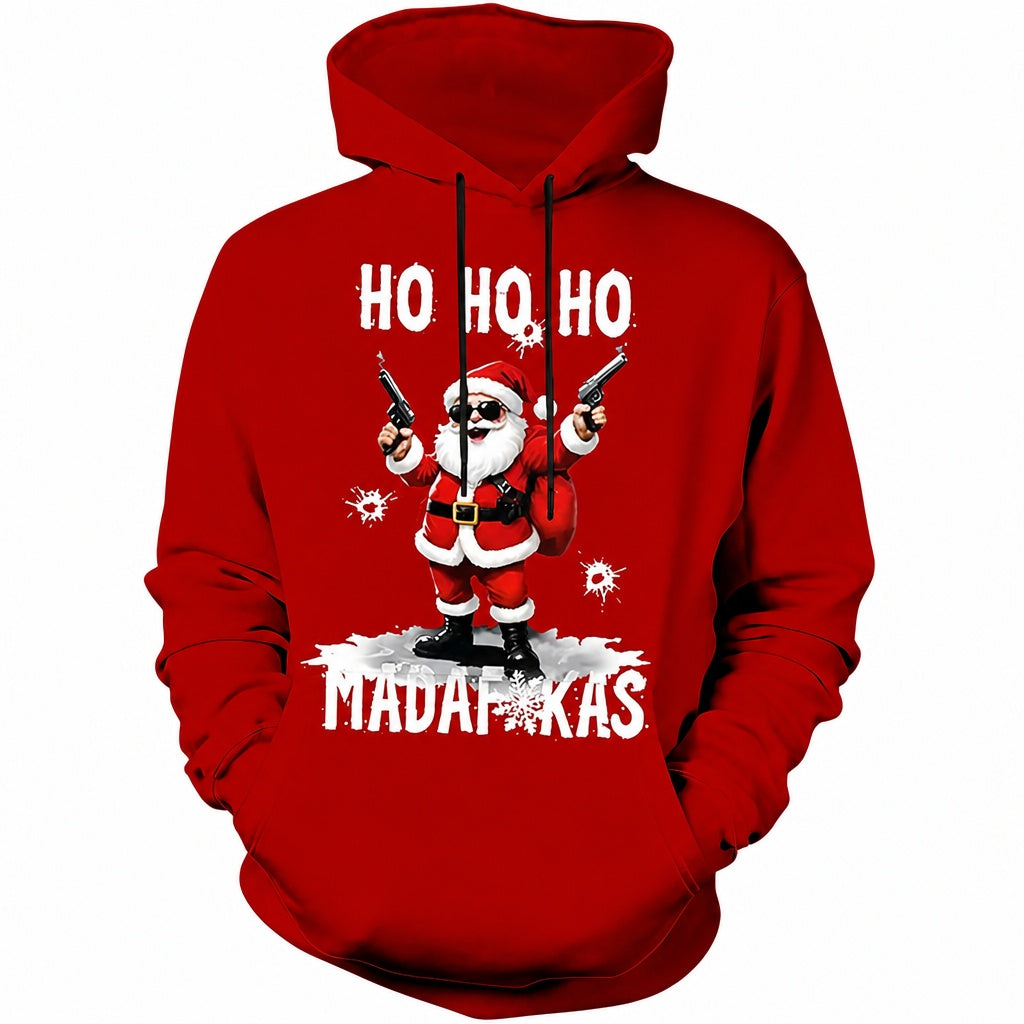 Christmas Santa Vintage Novelty Hoodie