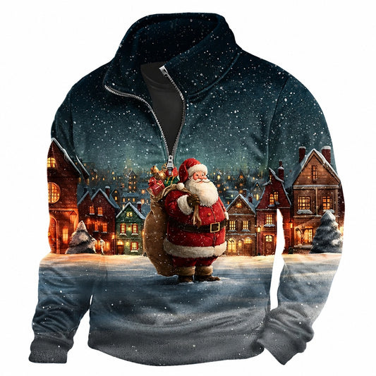 Christmas Santa Festive Long Sleeve Sweatshirt