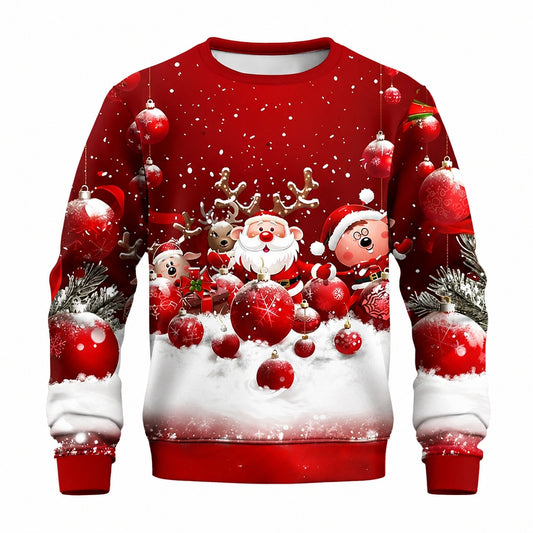 Christmas Reindeer Vintage Sweatshirt