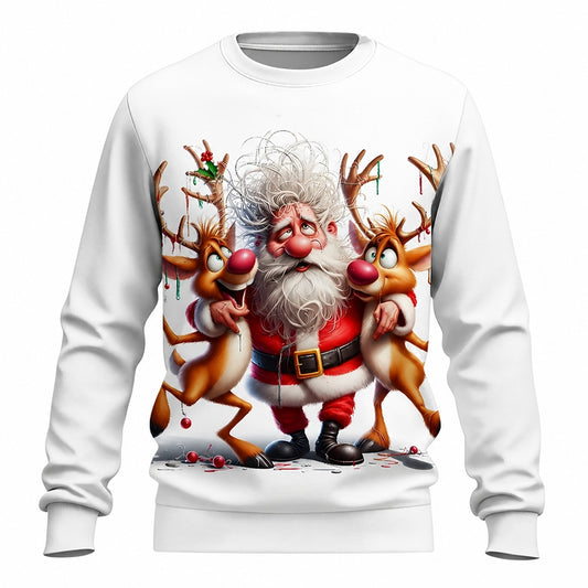 Men's Christmas Santa Relaxed Sweatshirt