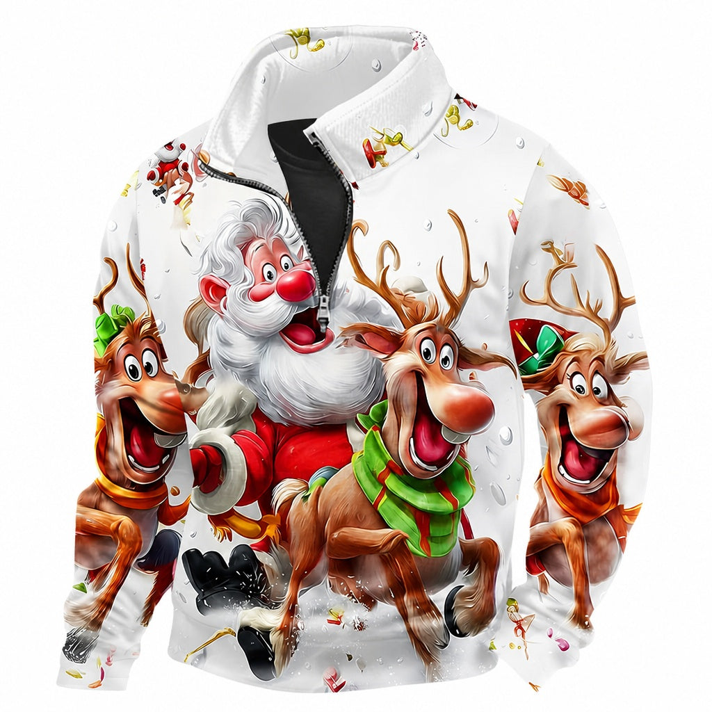 Christmas Santa Claus Streetwear Sweatshirt