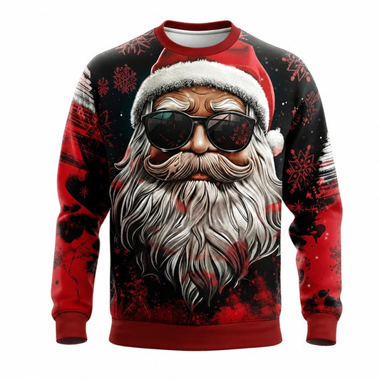 Christmas Santa Funny Cartoon Sweatshirt