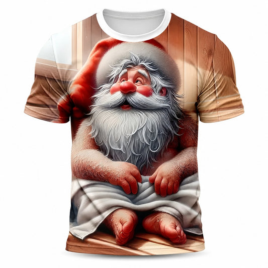 Men's Santa Christmas Holiday Party Tee