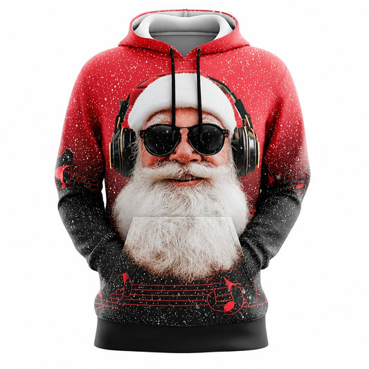 Christmas Santa Festive Funny Streetwear Hoodie
