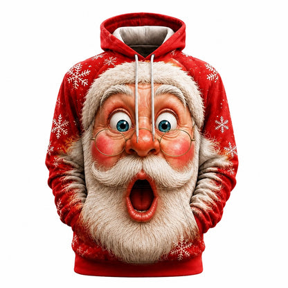 Santa Christmas Club Street Hoodie Sweatshirt