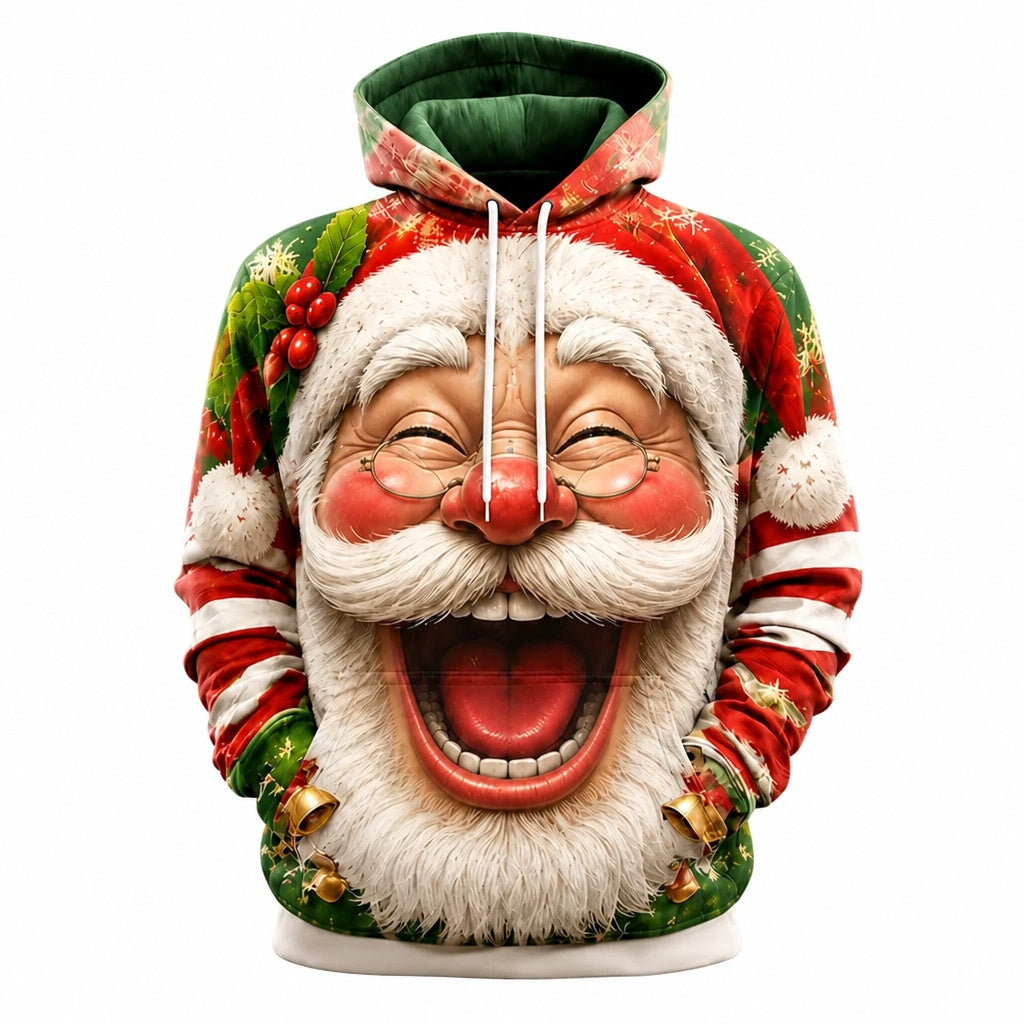 Santa Christmas Club Street Hoodie Sweatshirt