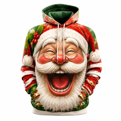 Santa Christmas Club Street Hoodie Sweatshirt