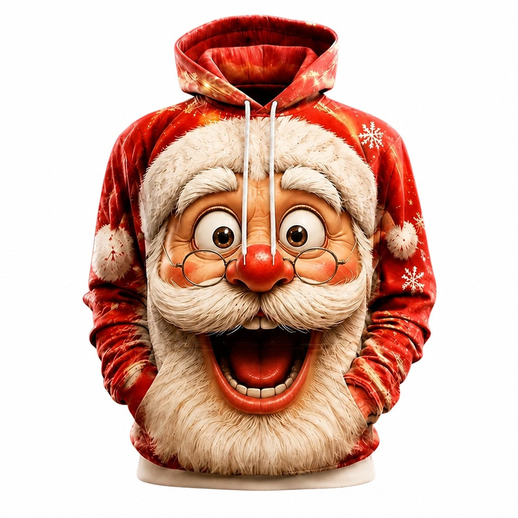 Santa Christmas Club Street Hoodie Sweatshirt