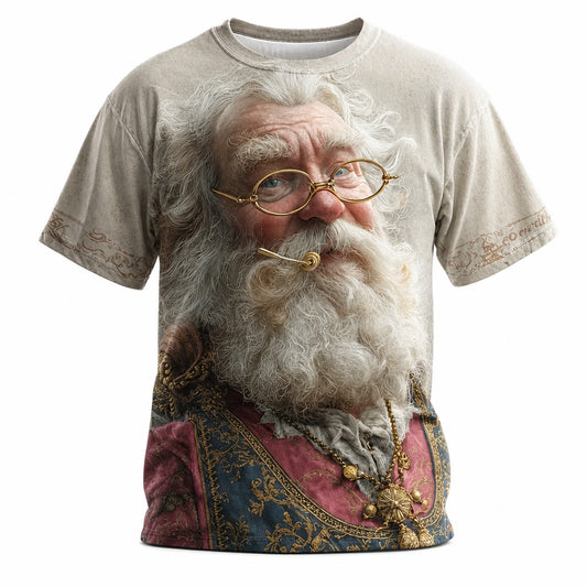 Men's Designer Santa Christmas Graphic T-Shirt