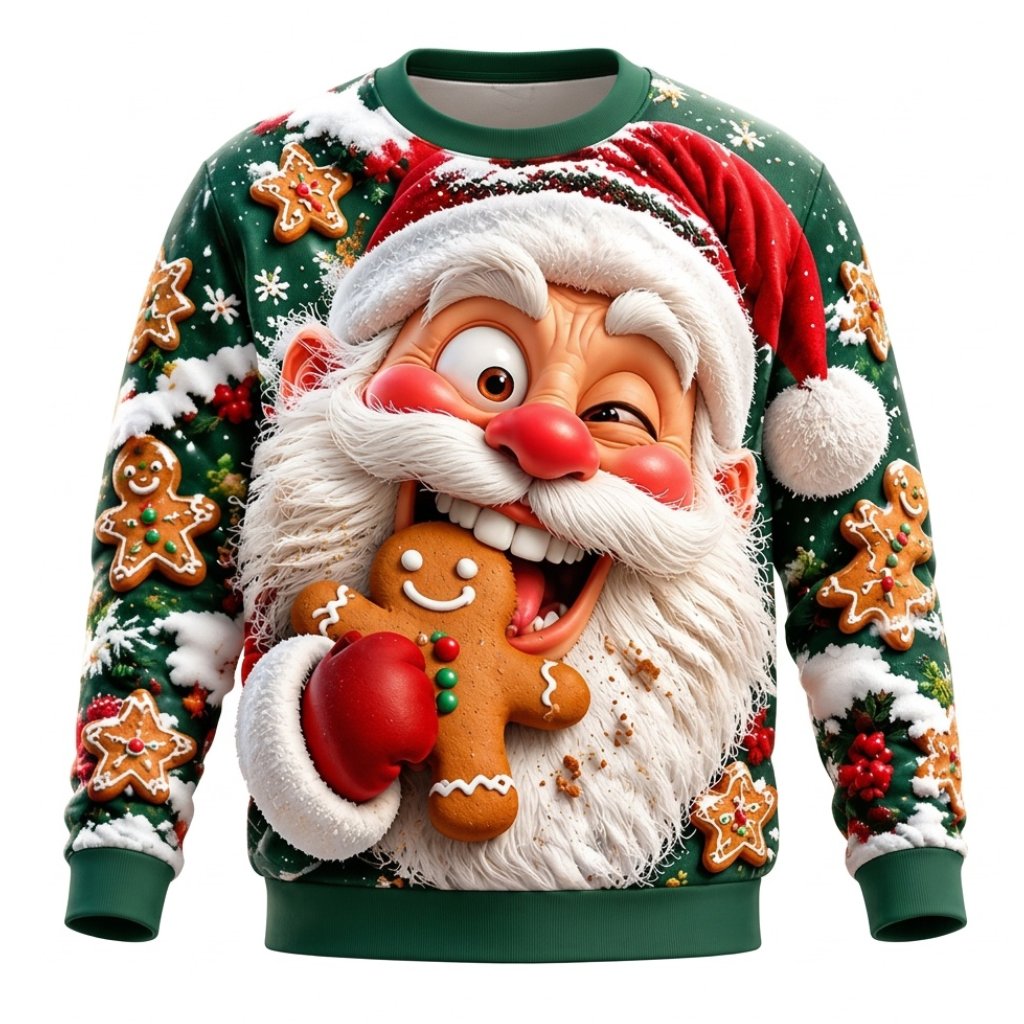 Men's Santa Claus Christmas Crewneck Sweatshirt