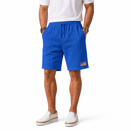 Breathable Pocketed Waffle Shorts