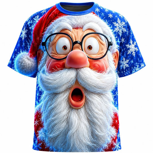 Men's Santa Claus Short Sleeve Graphic Tee