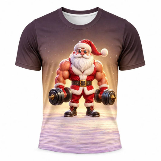 Men's Santa Claus Streetwear Graphic Tee