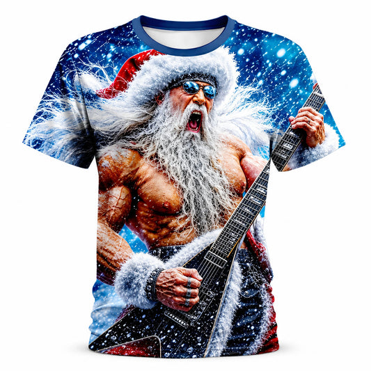 Santa Christmas Designer Vacation Graphic Tee