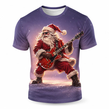 Men's Santa Claus Casual Short Sleeve Tee