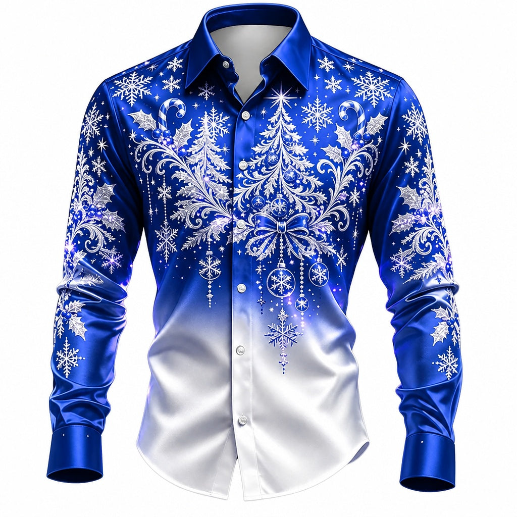 Christmas Tree Ugly Button Down Shirt