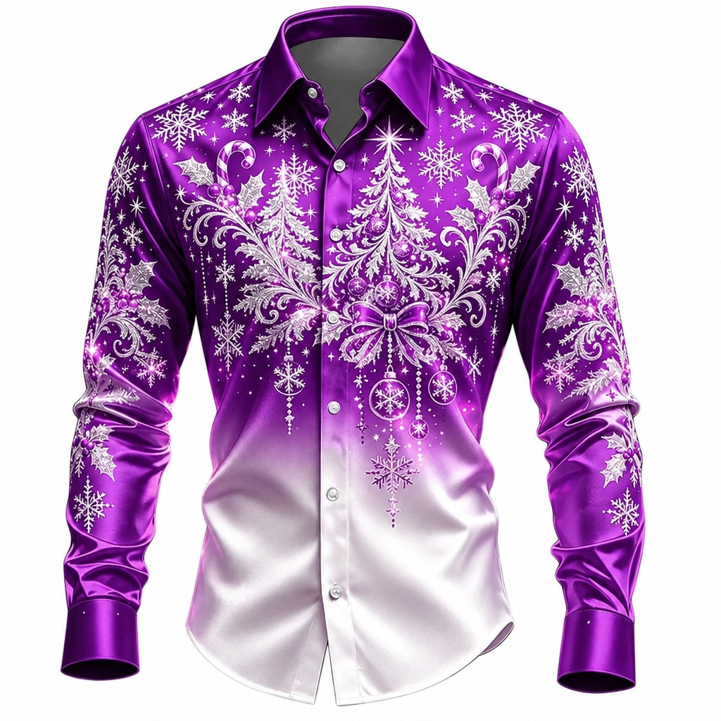 Christmas Tree Ugly Button Down Shirt