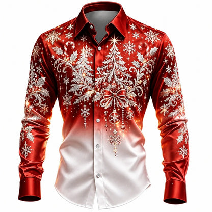 Christmas Tree Ugly Button Down Shirt