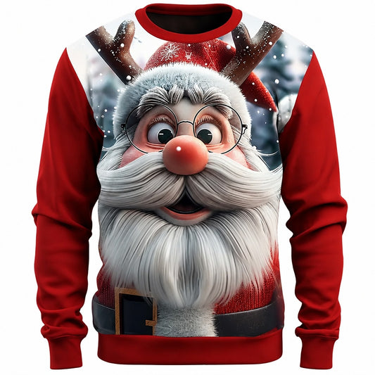 Men's Christmas Cartoon 3D Graphic Sweatshirt